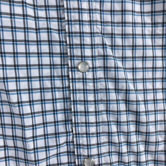 Howler Bros Long Sleeve Shirt Sz L Blue Snap Buttons Lightweight Outdoor Fishing - Picture 7 of 13
